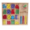 Wood Juego Didactico Madera Restas Abaco Numeros Sumas Pizarron