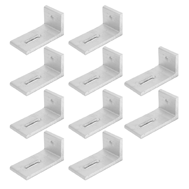 10PCS L Foot Solar Mount Aluminum Alloy Photovoltaic Panel Mounting