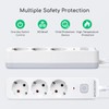 Aigostar 3-Way Power Strip with Switch, Multiple Socket with Child