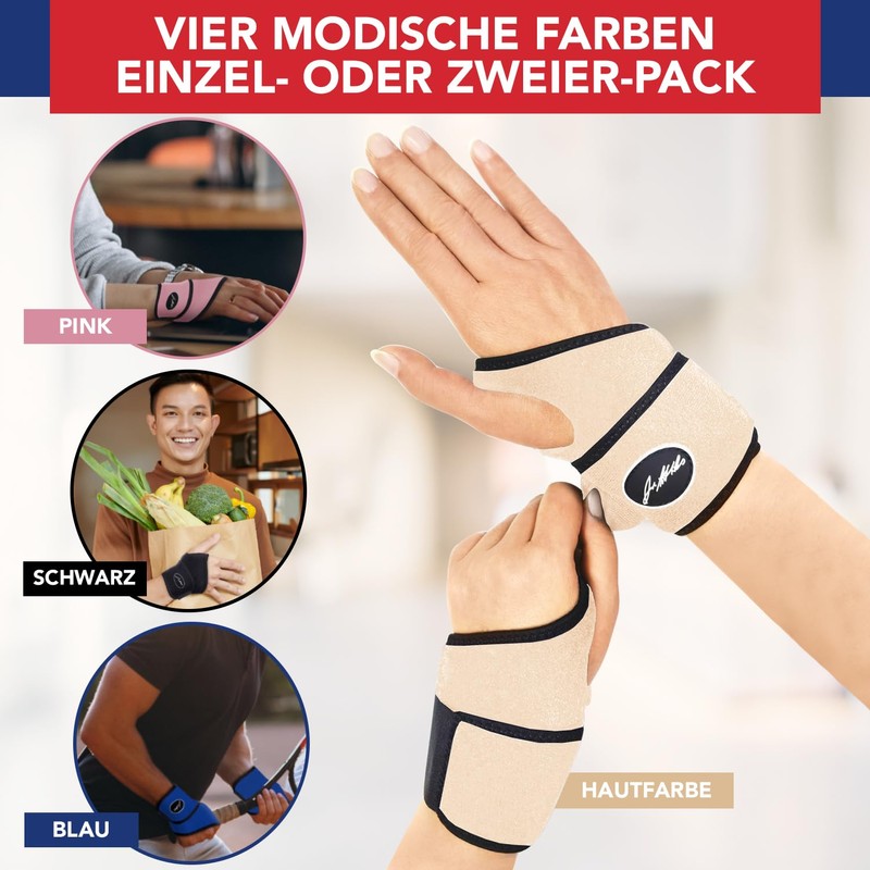 Dr. Arthritis Designed by Doctors, Lightweight Wrist Brace, Wrist Support,