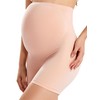 Gratlin Women's Seamless Maternity Shapewear for Dresses Pregnancy Shorts Panties