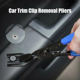 Panel Clip Pliers - Car Upholstery Trim Clip Removal Puller | Push Pin Press in Pry Tool Upholstery Repair Car Accessories for Vehicle Trucks Auto