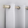 Sun Zero Riley White Blackout Curtain Panel 40 x 84