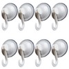 8 Pack Heavy Duty Vacuum Suction Cup Hooks, Strong Suction