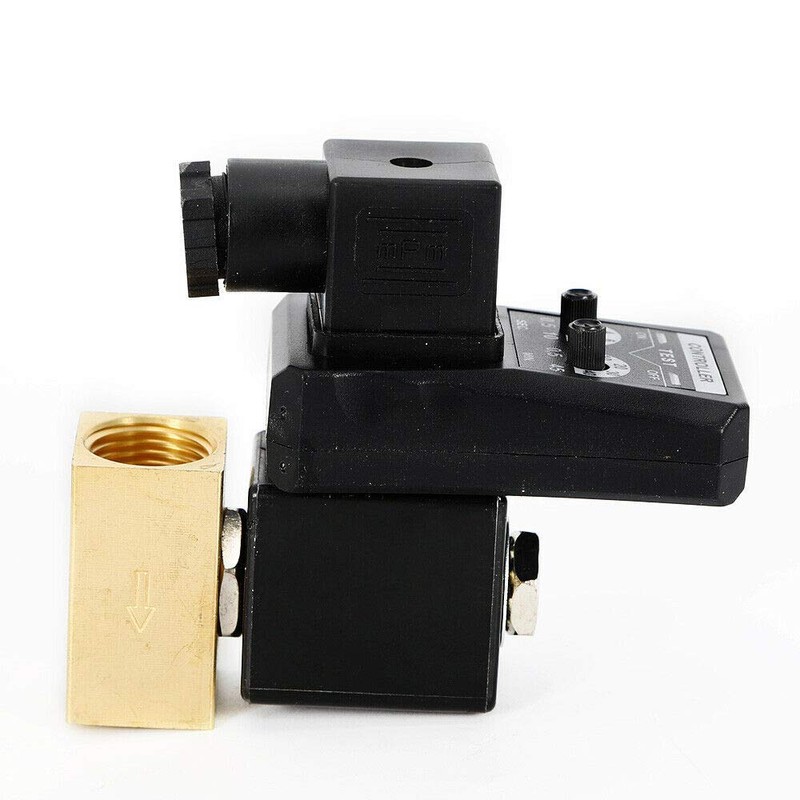 BJTDLLX Automatic Timed Condensate Drain Valve, 1/2" AC 110V 2-way