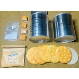 EARLY WAR WWII FULLY EDIBLE M-2 AND LEMON JUICE B UNIT AND M UNIT REPRRODUCTION