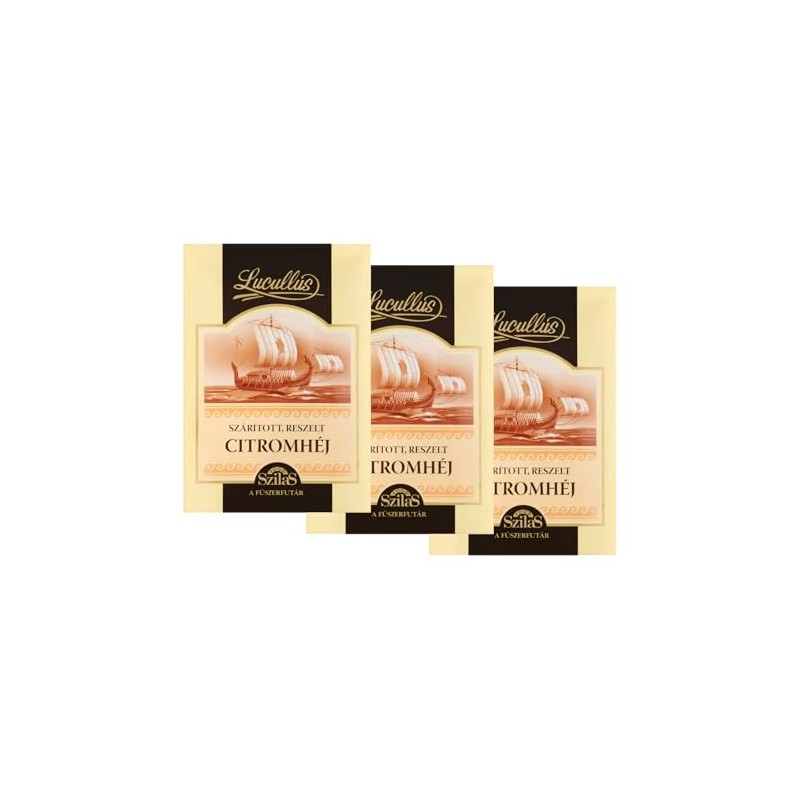 Lucullus Grated Lemon Peel, Dried and Ground, 10 g, Pack