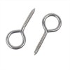 Gardeningwill 12Pcs Heavy Duty Stainless Steel Screw Eyes Pins Hanging