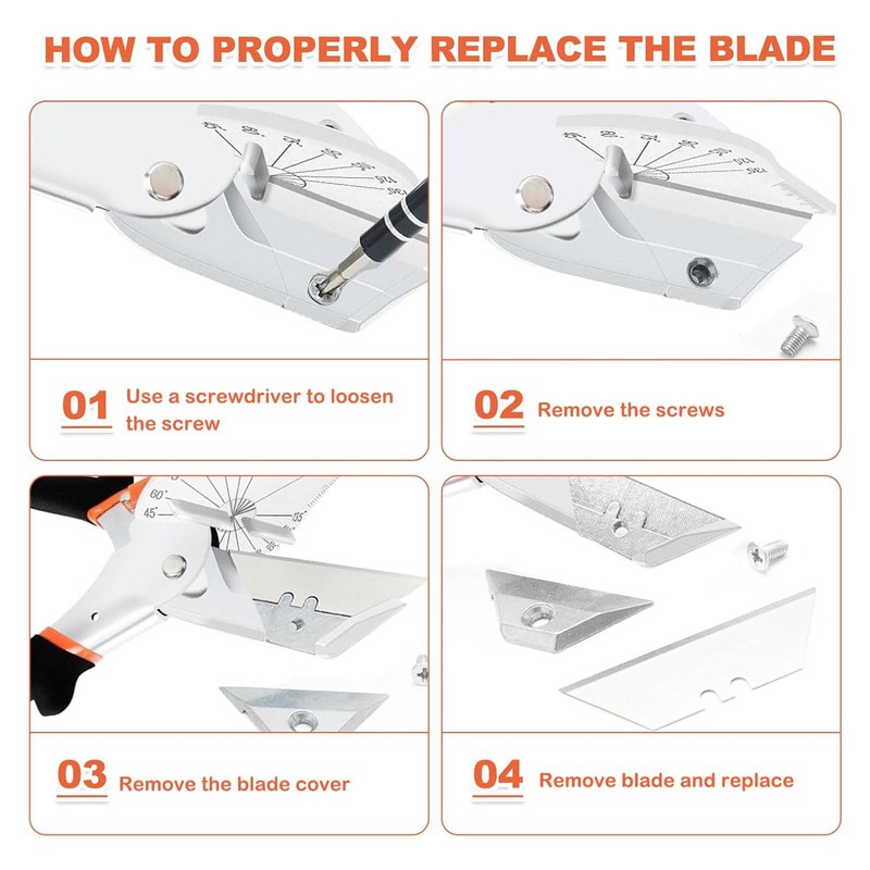 Nityunn Multi-Angle Mitre Scissors, 45-135 Degree Cutting Tool, Multifunctional Cable