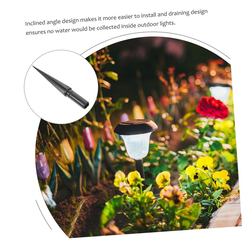 ORFOFE Pack of 10 Replacement Ground Spikes for Solar Lights