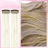 Ainani 12Pcs Hair Tinsel Clip in Glitter Tinsel Hair Extensions