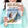 Der Berg ruft Metal Sign XL in 21 x 28