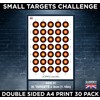 Surrey Targets 3cm & 2cm Shooting Targets A4 Sheets Airsoft