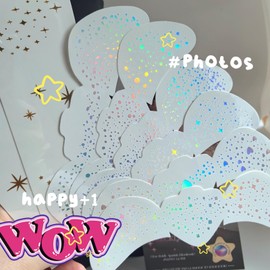 Glitzer Freckles Tattoo Set – 14 Stück Gesichtstattoos mit Gold & Holografischem Glitter,Fake Freckles Aufkleber wasserfest,Festival Tattoos für Erwachsene,Stern Herz Temporäre Tattoo Make-Up Zubehör