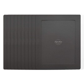 Black 8x10 PLAIN Paper Frame - Black Monolike Plain Paper Photo Frame - Black 10 Piece Photo Paper Picture Frame