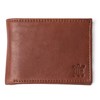 MEX ME | Cartera Clásica De Piel Para Hombre Café