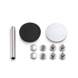 Prym 403150 Hollow Rivets Silver 3-4 mm Pack of 20