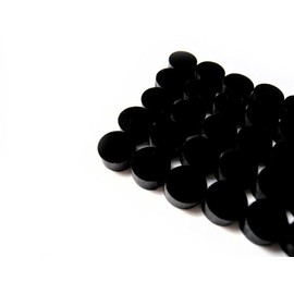 Fingerboard Dot Position Markers 1/4" dia. Black 50 pack