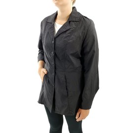 CHARLENE Hair Stylist Kate Jacket with Customized Name and Logo Embroidery for Hairdresser Barber Nail Tech Make-up Artist (3XL, Black)