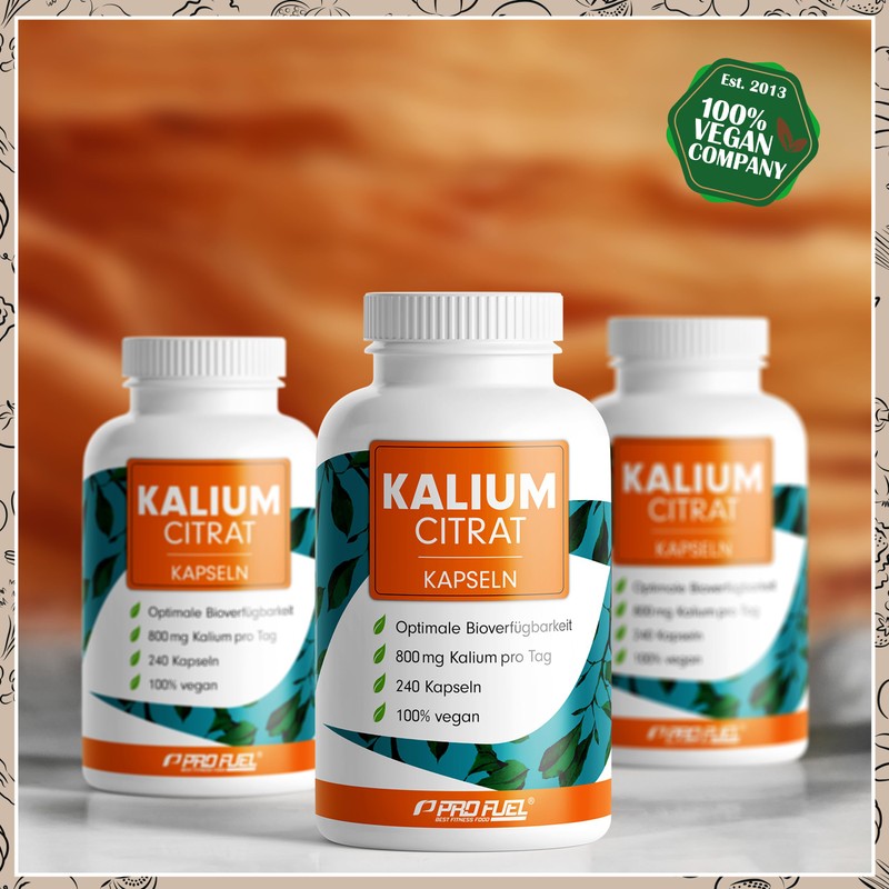 Potassium Capsules 480x – Optimal High Dose: 2240 mg Potassium
