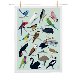 Wilson Payne Tea Towel Flock of Favourites