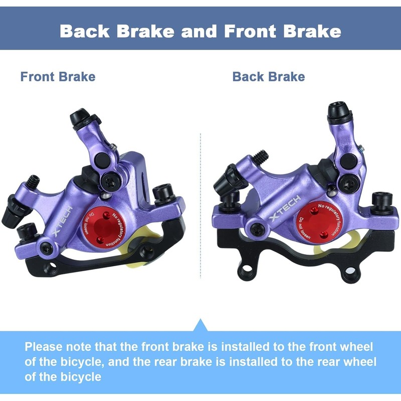Mgoodoo MTB Hydraulic Disc Brake Set, Bicycle Disc Brake Sets