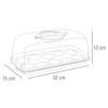 Cosmoplast Süßigkeitentür, Plumcake, Käse, mit Gitter für Muffin, zum Transport,