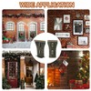 Biaungdo 8 Pcs Brick Wall Clips, Steel Brick Hook Clips,