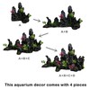 RA AquaTech Underwater Sand Waterfall Aquarium Mountain View Decoration Large