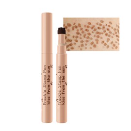 Freckles Pen, Natural Lifelike Freckle Pen, Freckle Pen, Waterproof & Long-Lasting for Neutral Complexion, Freckles Brush for Effortless Sunkissed Makeup (Chestnut)
