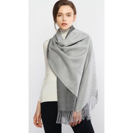 RIIQIICHY Ladies Scarf Gifts for Women Winter Scarves Wraps Pashmina Shawl Warm Large Cashmere Grey Scarf