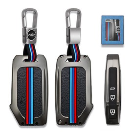 Yamlten Key Case Car Key Case Fits Kia Proceed Sorento Seltos Xceed K5 Ceed Sportage GT line 2018-2022, Zinc Alloy Protective Case Kia Accessories 3 Button Black