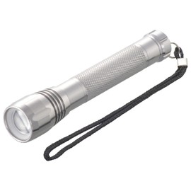 オーム電機 防水LEDズームライト SPARKLED ZOOM 265ルーメン 懐中電灯 ハンディライト アウトドア LHA-SP265Z-S 08-1335 OHM シルバー