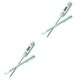 Ciieeo 2 Piezas termometro de agua pantalla led meat thermometer multifunción termómetro carne bebé                                                   