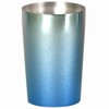T09-CK02NC Titanium Double Tumbler, Crystalline Corrosion, Blue, 9.1 fl oz