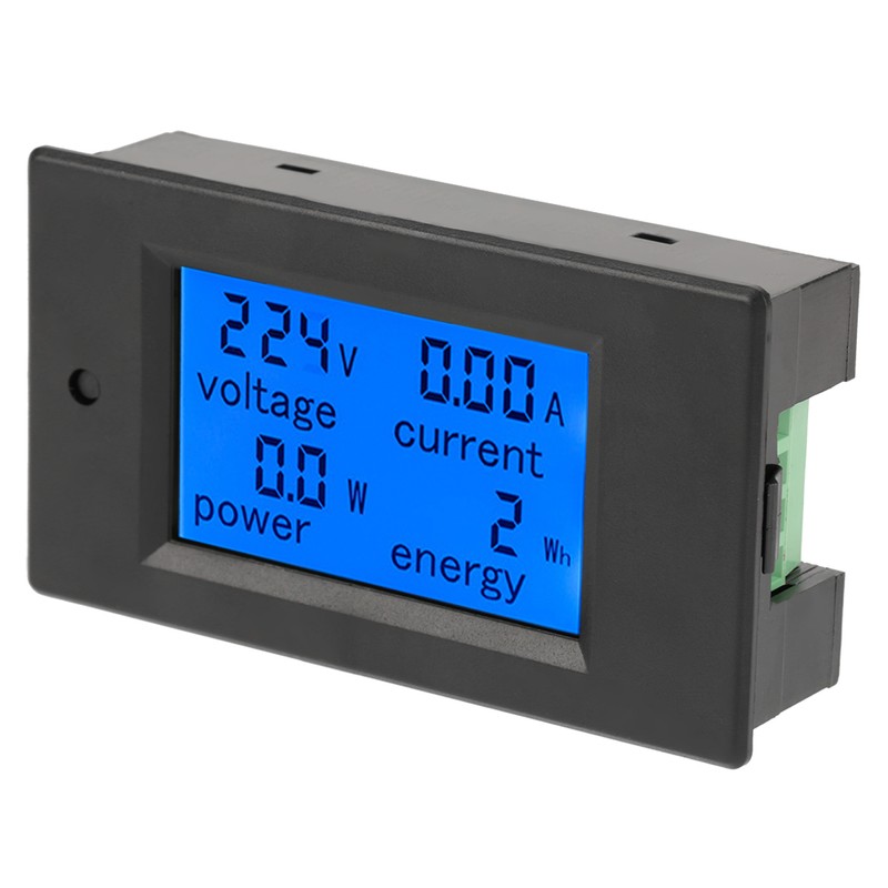 PEACEFAIR PZEM-061 LCD Voltage Current Power Energy Meter Voltmeter Ammeter