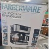 FARBERWARE DUAL BREW 10 CUP COFFEE + ESPRESSO MAKER TOUCHSCREEN