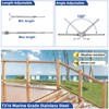 Steel DN Mate 10 Sets Cable Railing Kit Fit for