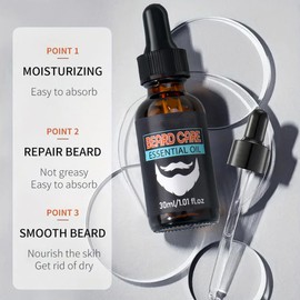 Beard Oil - Natural Variety Beard Oil For Men With Jojoba Oils & Vitamin E - Softens, Smooths & Strengthens - Gifts For Men - 30 ml