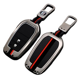 Happyit Zinc Alloy Car Key Cover Cases for Toyota Hilux Fortuner Land Cruiser Camry Coralla Crown RAV4 Highland Reiz 86 2 3 4 5 Buttons (2 Buttons Matt Color)