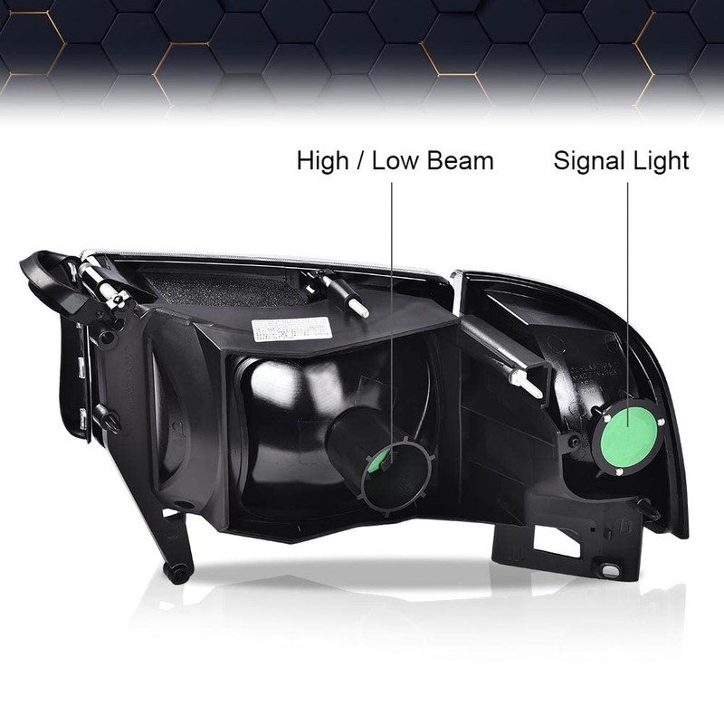 PIT66 LED Headlights,Compatible with 1994-2002 Dodge Ram 1500 2500 3500