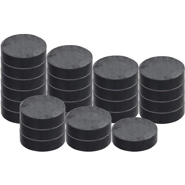 RAM-PRO 50-Piece Powerful Magnetic Full Round Ferrite Solid Magnet Discs