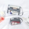 BLULILY Clear Travel Makeup Bag For Case Clear Travel Toiletry
