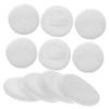 12Pcs Rounded Velvet Cotton Makeup Pads Soft Powder Puff Applicators for Face Loose and Pressed Powder Natural Finish Lightweight and Reusable