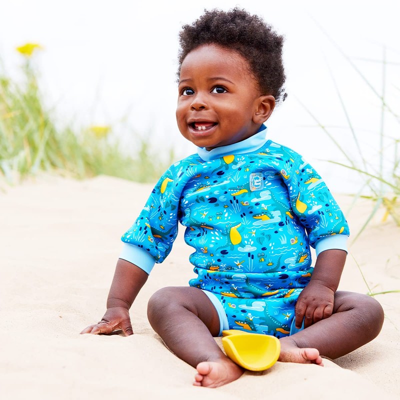 Splash About Happy Nappy Crocodile Swamp Swimming Costume 3-8 Months
