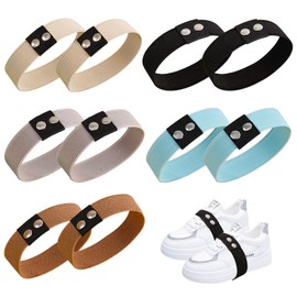 5 Pairs of Laces Fixing Tape Football Fixing Tape for Football Shoes Laces Holder Football Football Shoes Fixing Bands Holder Laces Fixing Band Football Children 5 Colours
