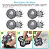 4Pack Replacement Shaver Head Blade For Pitbull Platinum PRO,Compatible with