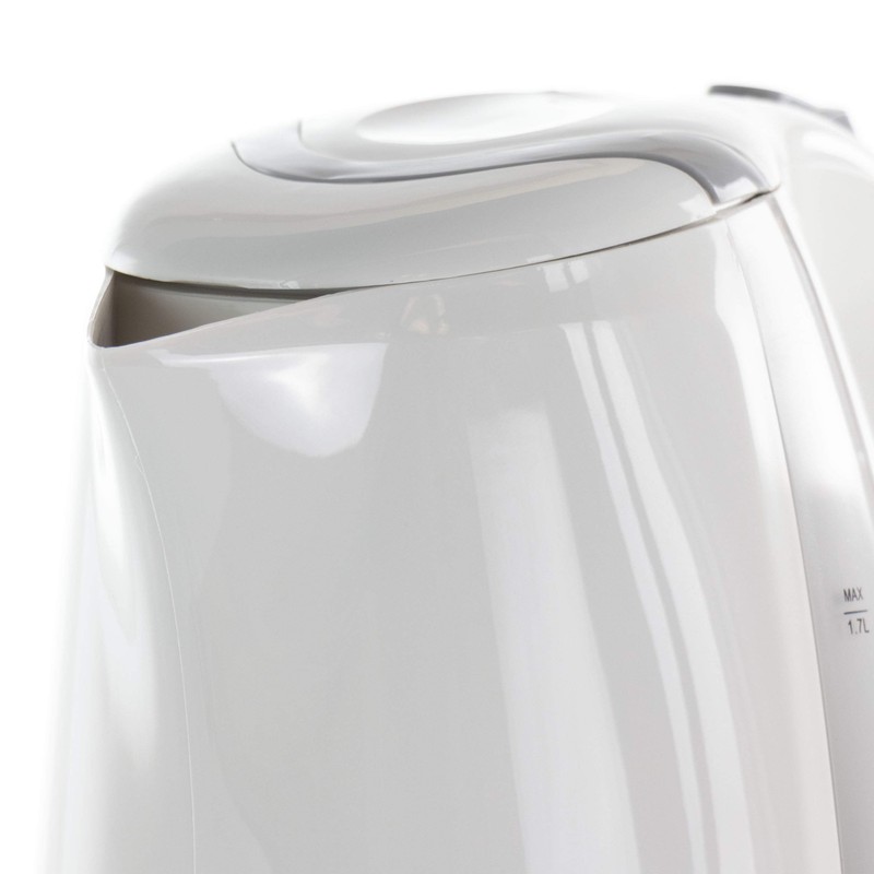 Mega Chef 1.7Lt. Plastic Electric Tea Kettle in White