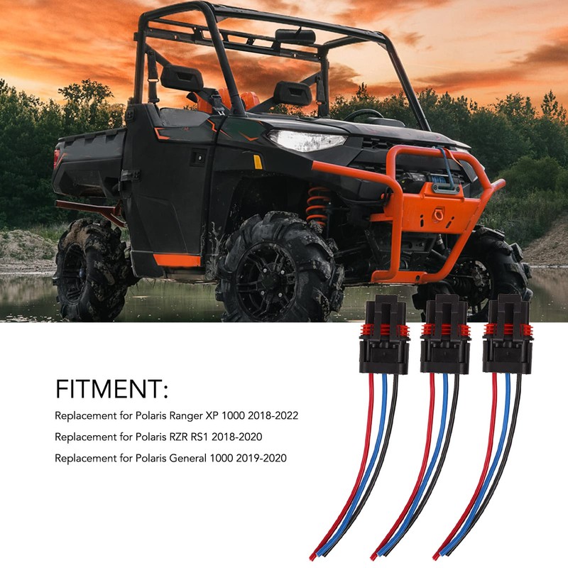 Acouto Pulse Power Plug Connector for Polaris Ranger XP 1000