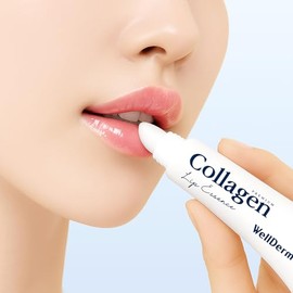 WELLDERMA Collagen Hydro Lip Essence - Paquete de 2 unidades, 0.4 fl oz × 2 – Recubrimiento de labios suave y brillante con mezcla de colágeno, complejo hialurónico y de péptidos, aroma similar a la miel